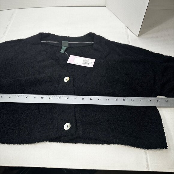 2 Piece Wild Fable Women's XXL Black Crop Sweater And Light Blue Ribbed T-Shirt - Picture 9 of 16